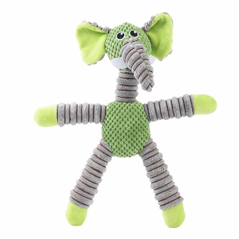 Large Letter Toy Elephant Bear Pig Animal Sound Toys for Pets